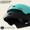 OutdoorMaster Skateboard Cycling Helmet - Two Removable Liners Ventilation Multi-Sport Scooter Roller Skate Inline Skating for Kids, Youth & Adults - M - Mint Green view 2