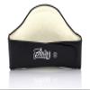Fairtex BPV1 Muaythai Training Belly Pad | Core Protection for Coaches in Boxing, Muay Thai, Kickboxing | Syntek Leather |Maximum Durability, Secure Fit | Multi-Sport Body Protector-(Black/White) view 2
