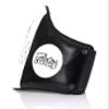 Fairtex BPV1 Muaythai Training Belly Pad | Core Protection for Coaches in Boxing, Muay Thai, Kickboxing | Syntek Leather |Maximum Durability, Secure Fit | Multi-Sport Body Protector-(Black/White) view 4