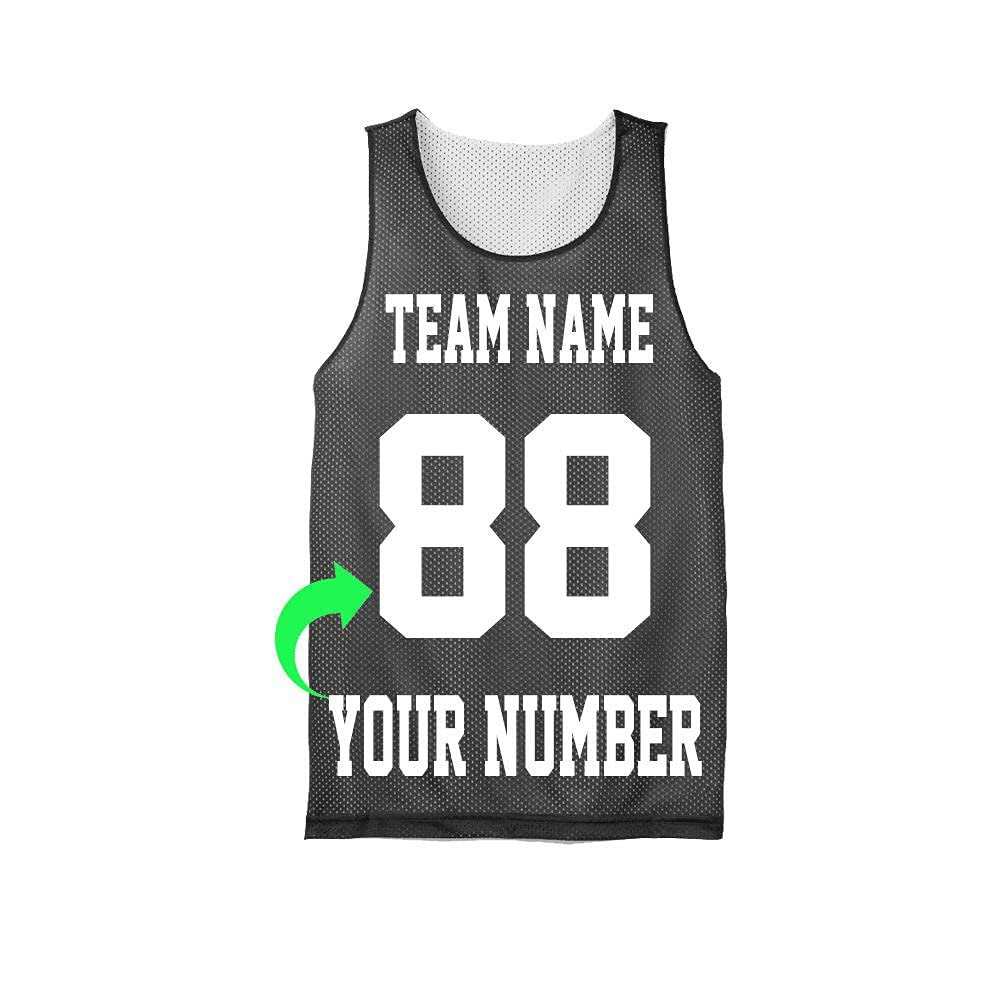 Custom Basketball Jersey for Kids Boys Girls Personalized Youth Mesh Shirt with Name and Number, Team Uniform Sports Tee