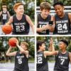 Custom Basketball Jersey for Kids Boys Girls Personalized Youth Mesh Shirt with Name and Number, Team Uniform Sports Tee view 2