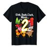 2 Year Old Farm Birthday Party Animal Barn Sounds 2nd Gift T-Shirt view 1