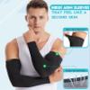 HiRui Arm Compression Sleeves for Men Women Youth Kids, UV Protection 20-30mmHG Support, Great for Running Cycling Basketball Golf Tattoo Cover, Breathable Moisture-Wicking (Black, 2X-Large) view 2