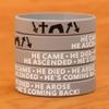 SayitBands Fifty (50) He Came Died Arose Ascended Coming Back Wristband Bracelets view 2
