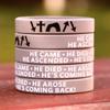 SayitBands Fifty (50) He Came Died Arose Ascended Coming Back Wristband Bracelets view 3