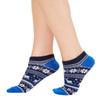 Charter Club Women's Fair Isle Low-Cut Socks, Blue, One Size view 1