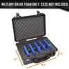 5 Pistol 18 Magazine Storage Foam Insert for IM2400 Case - 2 Piece Set Pre-cut Military Grade Polyethylene Foam Base Insert and Lid Liner (Case Not Included) view 2