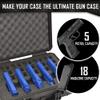 5 Pistol 18 Magazine Storage Foam Insert for IM2400 Case - 2 Piece Set Pre-cut Military Grade Polyethylene Foam Base Insert and Lid Liner (Case Not Included) view 4