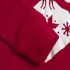 Little bety Boys Christmas Reindeer Pajamas Toddler Boys Holiday Cotton Pjs Boys Long Sleeve Size 7 Red view 4