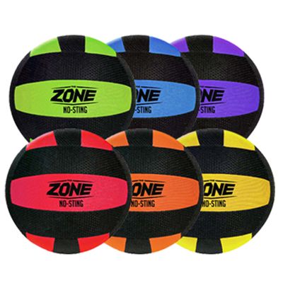 Palos Sports TheZone SoftTouch NoSting Volleyballs Set of 6  Lightweight Foam Cover for Beginners, Practice & Outdoor Play in Bright Colors  Ideal for Beach, Park, School PE & Backyard Games