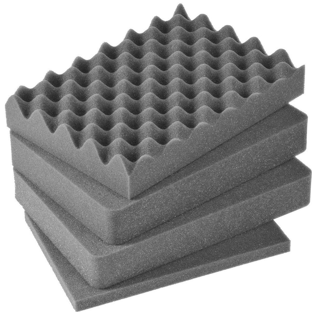 Pelican Case 1650 Replacement Foam Inserts Set (4 Pieces w/ 4" Centers)