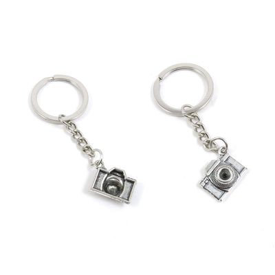 1 PCS Antique Silver Keyrings Keychains Key Ring Chains Tags Clasps H9QH0 Camera