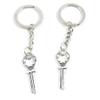 1 Item Metal Keychain Keyring Key Tags Chains Rings Jewelry Bag Charms F1NQ2 Skeleton Key