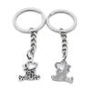 1 Item Metal Keychain Keyring Key Tags Chains Rings Jewelry Bag Charms JM8U2 Love My Soldier view 1