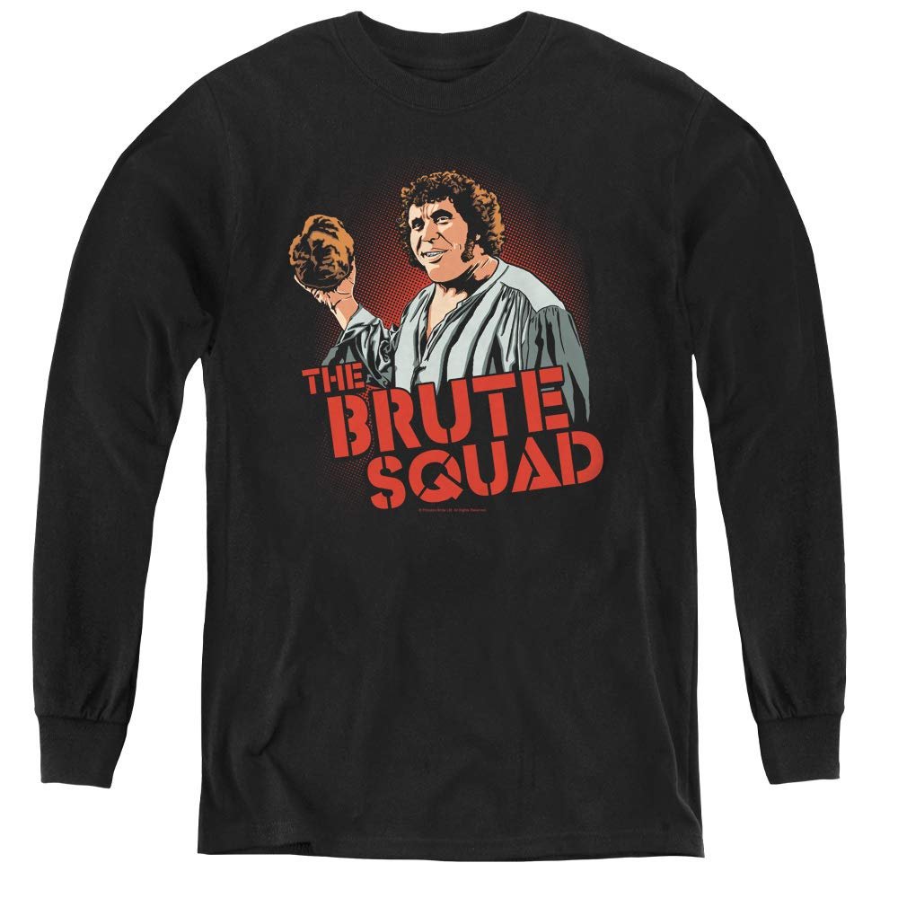 Trevco Princess Bride Youth Long Sleeve T Shirt, Medium Black