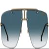 Carrera 1016/S Navigator Rimless Sunglasses, Women's Trendy Aviator Sunglasses with UV-Protective Lenses view 2