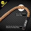 GSE Games & Sports Expert Gym Sisal Climbing Rope, Heavy Workout Rope for Indoor/Outdoor Workouts, Great for Climbing Exercises, Strength Training - 30 Feet view 3