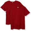 AquaGuard Men's Big Boys' Fine Jersey T-Shirt-2 Pack, Garnet, X-Small view 1