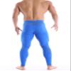BRAVE PERSON Men's Mesh Yoga Trousers, Fitness Shorts, Cycling Pants D61-62 (M / 28"-32", D61-Blue) view 3