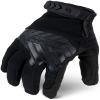 Ironclad Tactical Pro Gloves, Touch Screen, Neoprene Padded Knuckle, Terry Cloth Sweat Wipe, TPR Hook & Loop Closure, Medium Black view 1