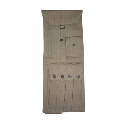 warreplica U.S. WWII Reproduction M3 / M3A1 Grease Gun Carry Bag-Heavy Duty Canvas and Webbing-Perfect for Historical Reenactors,Military Vehicle Crewmen and Weapon Display-Field Gear Replica