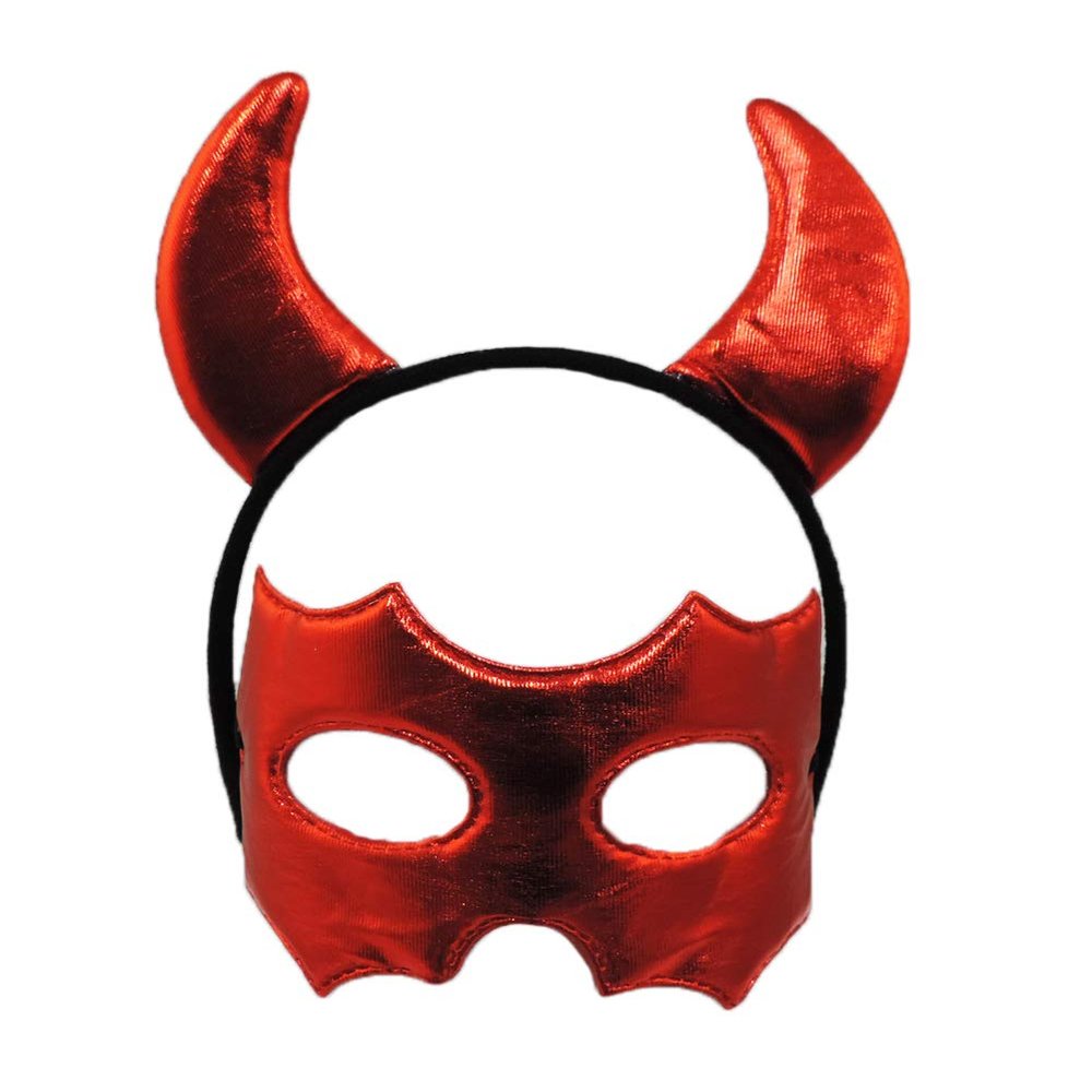 NOVELTY GIANT WWW.NOVELTYGIANT.COM Red Devil Horns Headband with Eye Mask 2 Pc Set