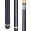 ASKA 28-Ounce Super Heavy Jump Break Cue Stick JBC Black, 3-Piece Jump/Break Cue view 1