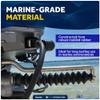 Five Oceans 8-inch Steering Cable Boot - Line Steering Cable Boot with 1-Inch Entrance End Opening and 3/8-Inch Exit End Opening - Molded Rubber - FO2045 view 2