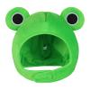 Amosfun Plush Frog Hat Adult, Funny Plush Animal Hat with Big Eyes, Cute Frog Costume Accessories for Adult, Kids Party Dress up Holiday Cosplay Costume (Green) view 1