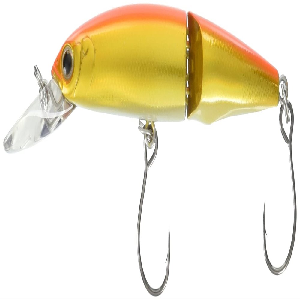 TackleHouse, Minnow, Bitstream Jointed, 3.3 inches (85 mm), 0.4 oz (11 g), Orange Gold #06 FDJ85 Lure