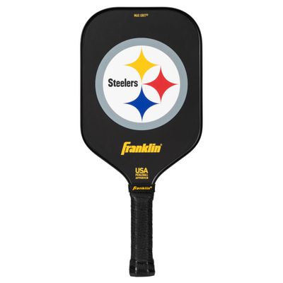 Franklin Sports Pittsburgh Steelers Pickleball Paddle - Pickleball X - Polypropylene Core, Team Logo - NFL Official Licensed Product