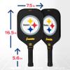 Franklin Sports Pittsburgh Steelers Pickleball Paddle - Pickleball X - Polypropylene Core, Team Logo - NFL Official Licensed Product view 2