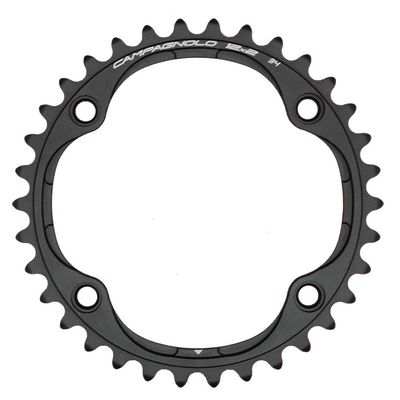 Campagnolo Unisex Super Record/Record X12 Chainring, Black, 39T Inner UK