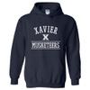 AH1161 - Xavier Musketeers Mesh Arch Hoodie - 2X-Large - Navy view 1