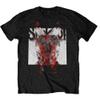 Slipknot Men's Devil Single - Logo Blur (Back Print) Slim Fit T-shirt Medium Black