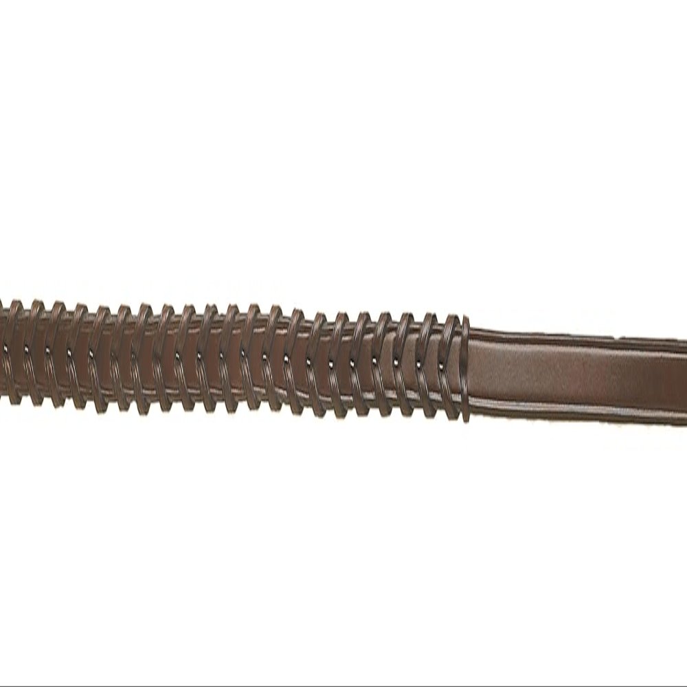 Pessoa Pro Plain Laced Reins 1/2in Dk Brown