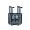 OWB Double Mag Pouch for Glock 17, 19, 22, 23 & More - USA Made - Signature Double Magazine Carrier with Tek-Lok Belt Attachment Clip by Blade-Tech Holsters view 2