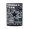 Dallas Cowboys Fan Rules House Flag - 28 x 44 Inches view 2