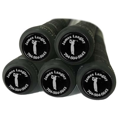 Personalized Golf Club Finders with Male Golfer~Laser Engraved~Set of 14~4 Color Options~5 Engraving Styles