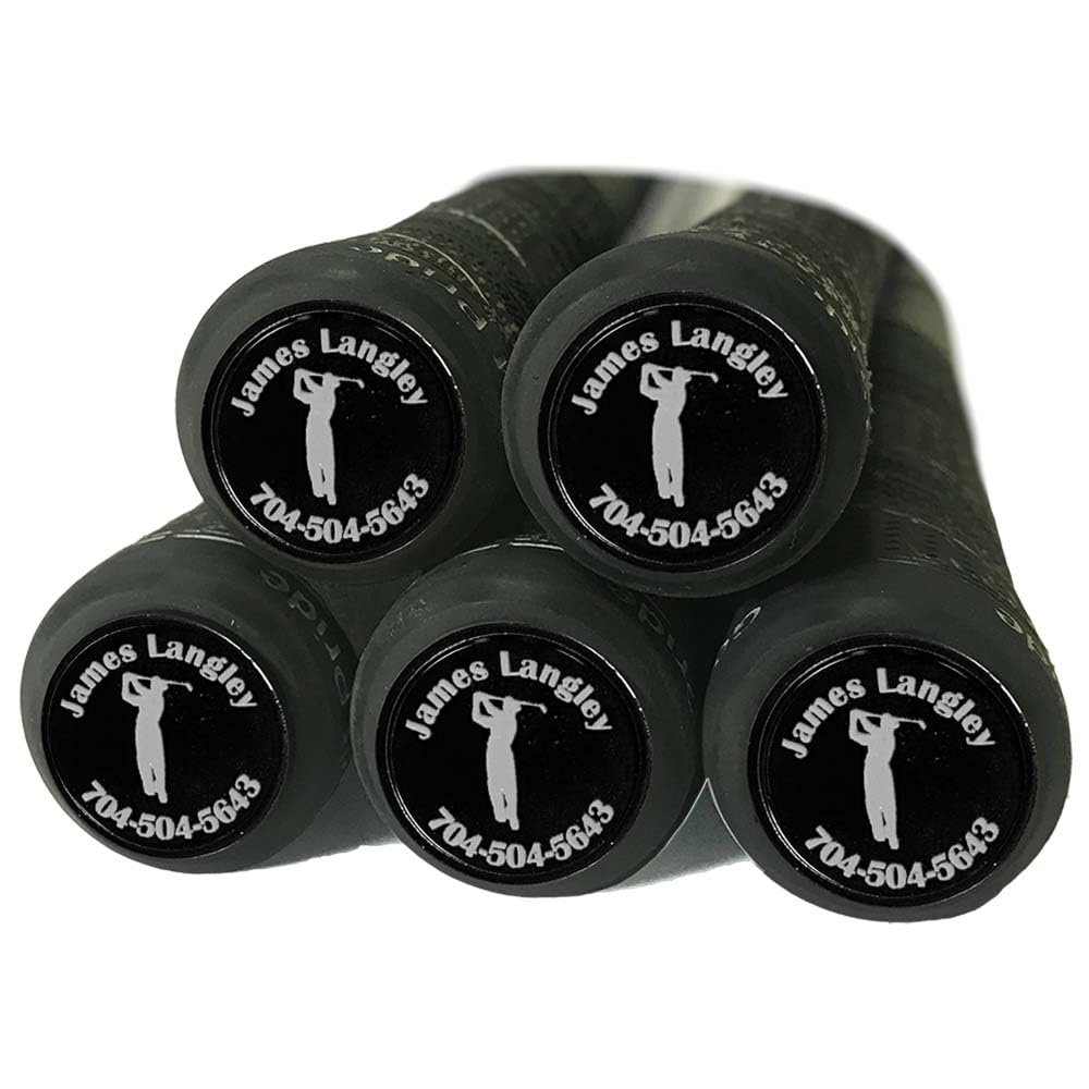 Personalized Golf Club Finders with Male Golfer~Laser Engraved~Set of 14~4 Color Options~5 Engraving Styles