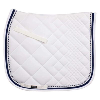 Catago Diamond Saddle Pad 17 White/Navy