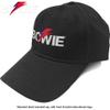 David Bowie Men's Aladdin Sane Bolt Logo Baseball Cap Adjustable Black view 2