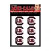 NCAA South Carolina Fighting Gamecocks Face Tattoos, Team Colors, One Size view 1