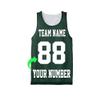 Personalize Your Own Team Basketball Jersey with Your Custom Name and Number Forest Green view 1