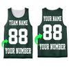 Personalize Your Own Team Basketball Jersey with Your Custom Name and Number Forest Green view 4