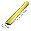 Zhehao 3 Pcs Aluminum Track Field Relay Baton Race Batons Equipments Running Track Relay Batons Suitable for Sports Outdoor Practice Athlete Students Office Field Race Tools(Gold) view 2