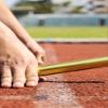 Zhehao 3 Pcs Aluminum Track Field Relay Baton Race Batons Equipments Running Track Relay Batons Suitable for Sports Outdoor Practice Athlete Students Office Field Race Tools(Gold) view 3
