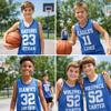 Custom Youth Basketball Jersey Kids Boys Girls Reversible Name Number view 2
