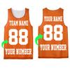 Personalize Your Own Team Basketball Jersey with Your Custom Name and Number Deep Orange view 3