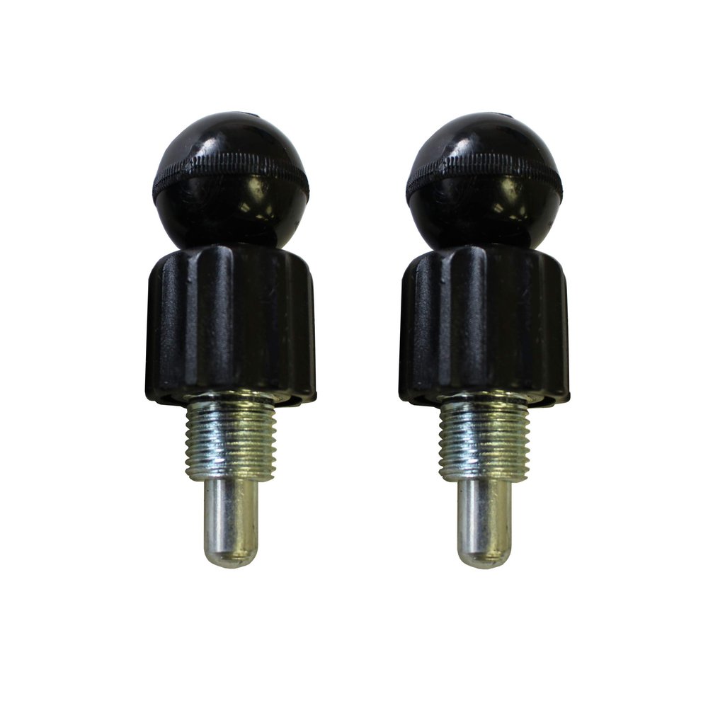 Ader Pop Pin w/Nut & Turn Knob, 3/8 (12pcs)